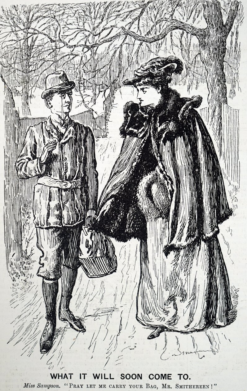 Atferden til den moderne kvinnen. av George du Maurier