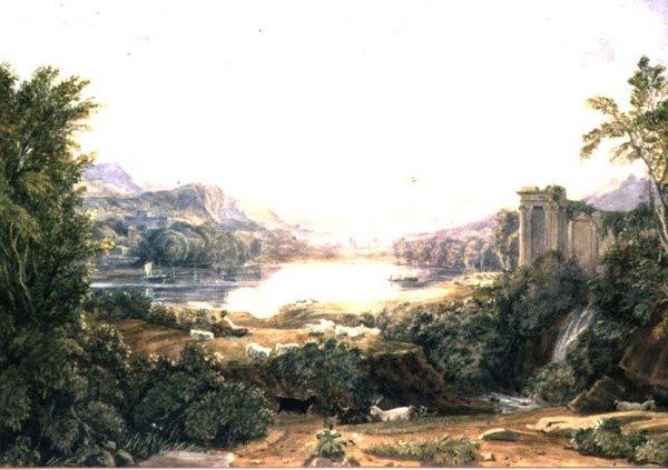 Landskapssammensetning av George the Younger Barret