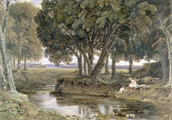 Dagens slutt, 1829 av George the Younger Barret