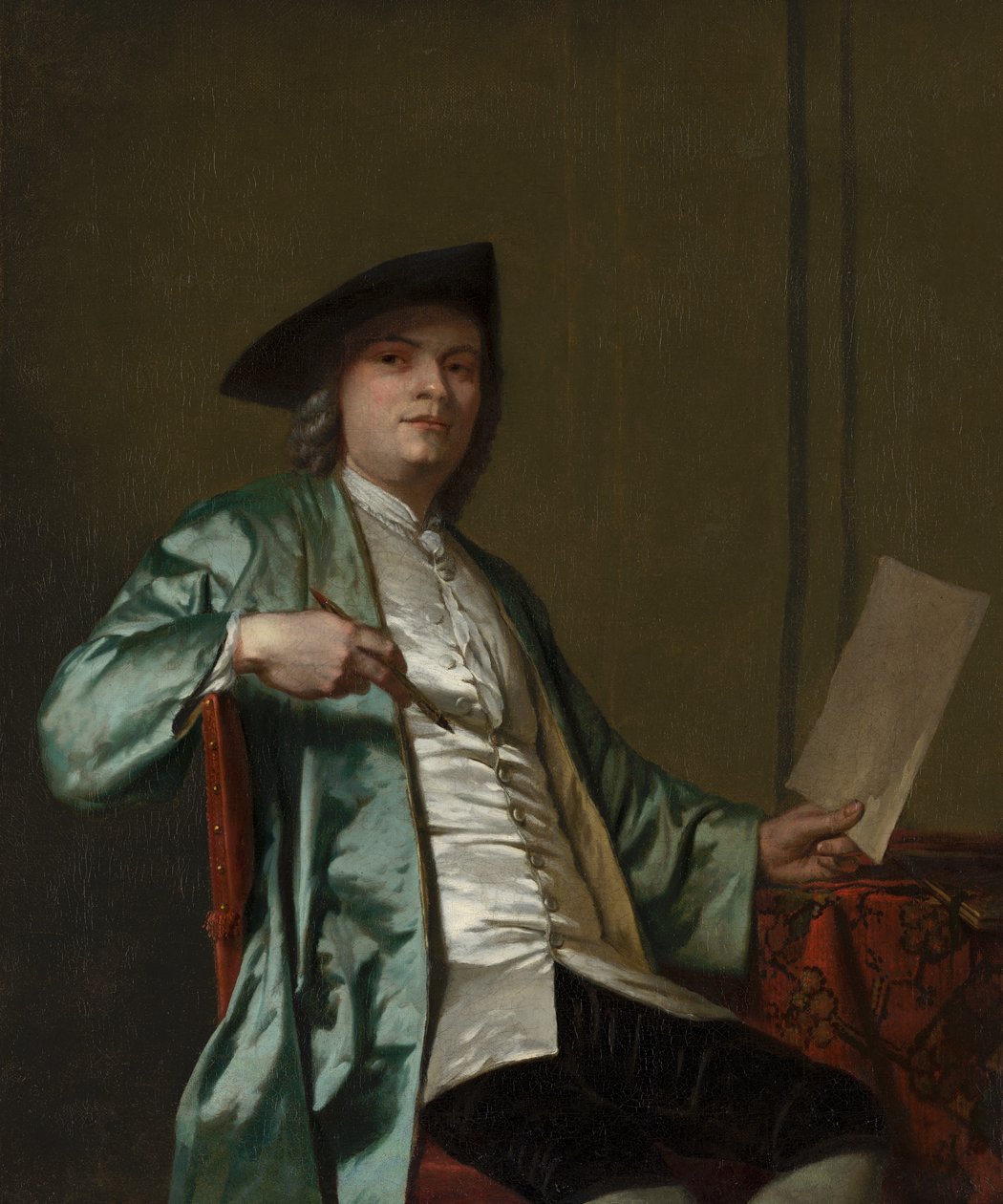 Portrett av Cornelis Ploos van Amstel, ca. 1758 av George van der Mijn