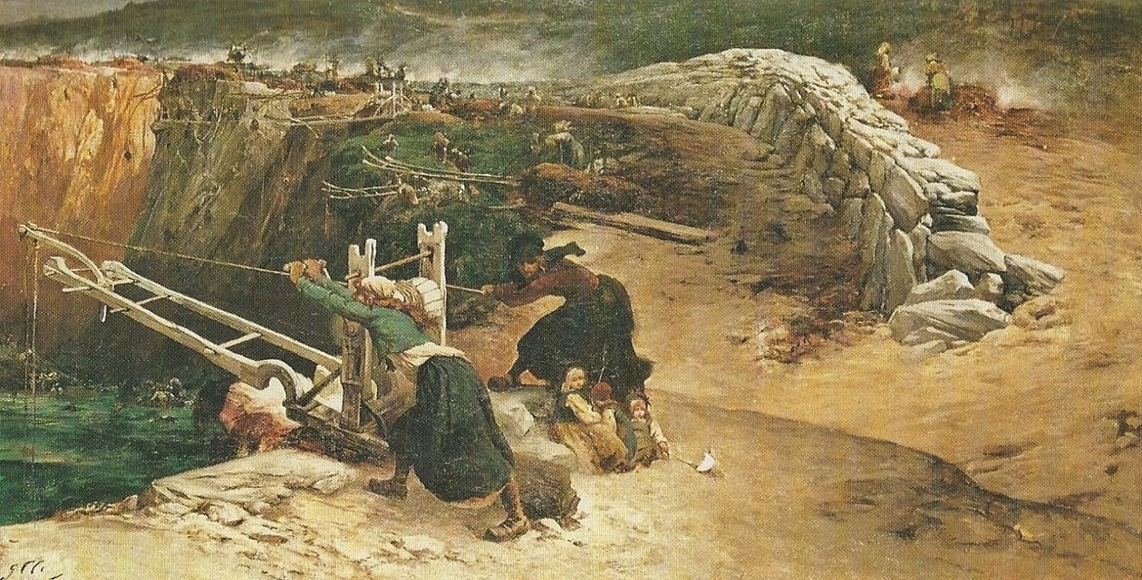 Tarefyring på Pointe du Raz av Georges Clairin