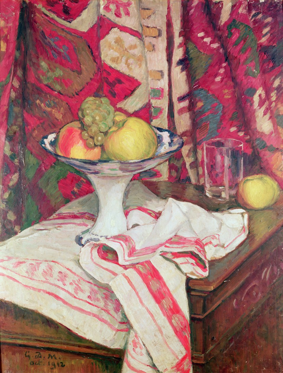 Stilleben med fruktskål, 1912 (olje) av George Daniel de Monfreid