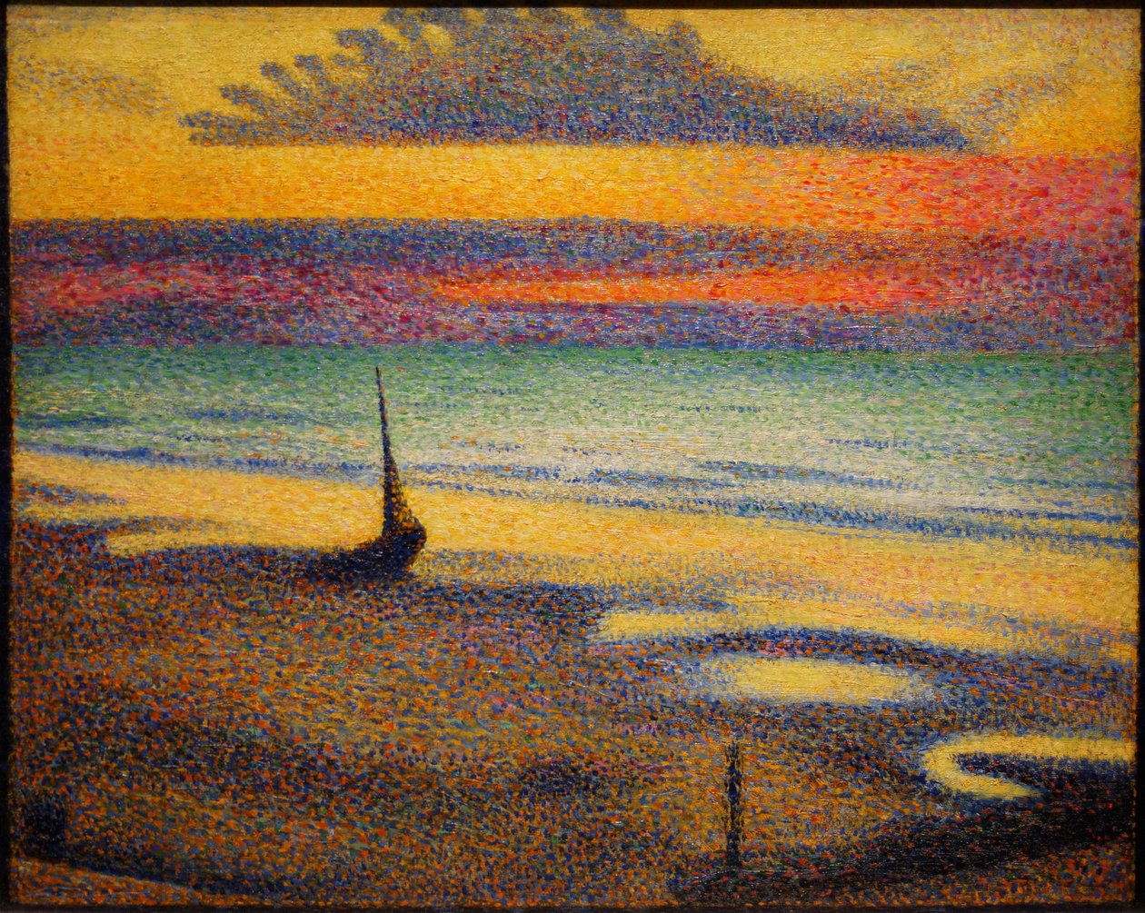 Stranden ved Heist av Georges Lemmen