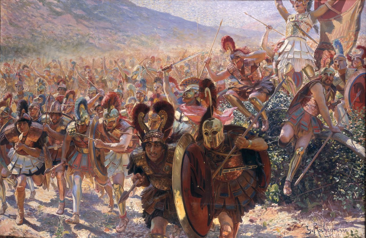 Gamle krigere av Georges Marie Rochegrosse