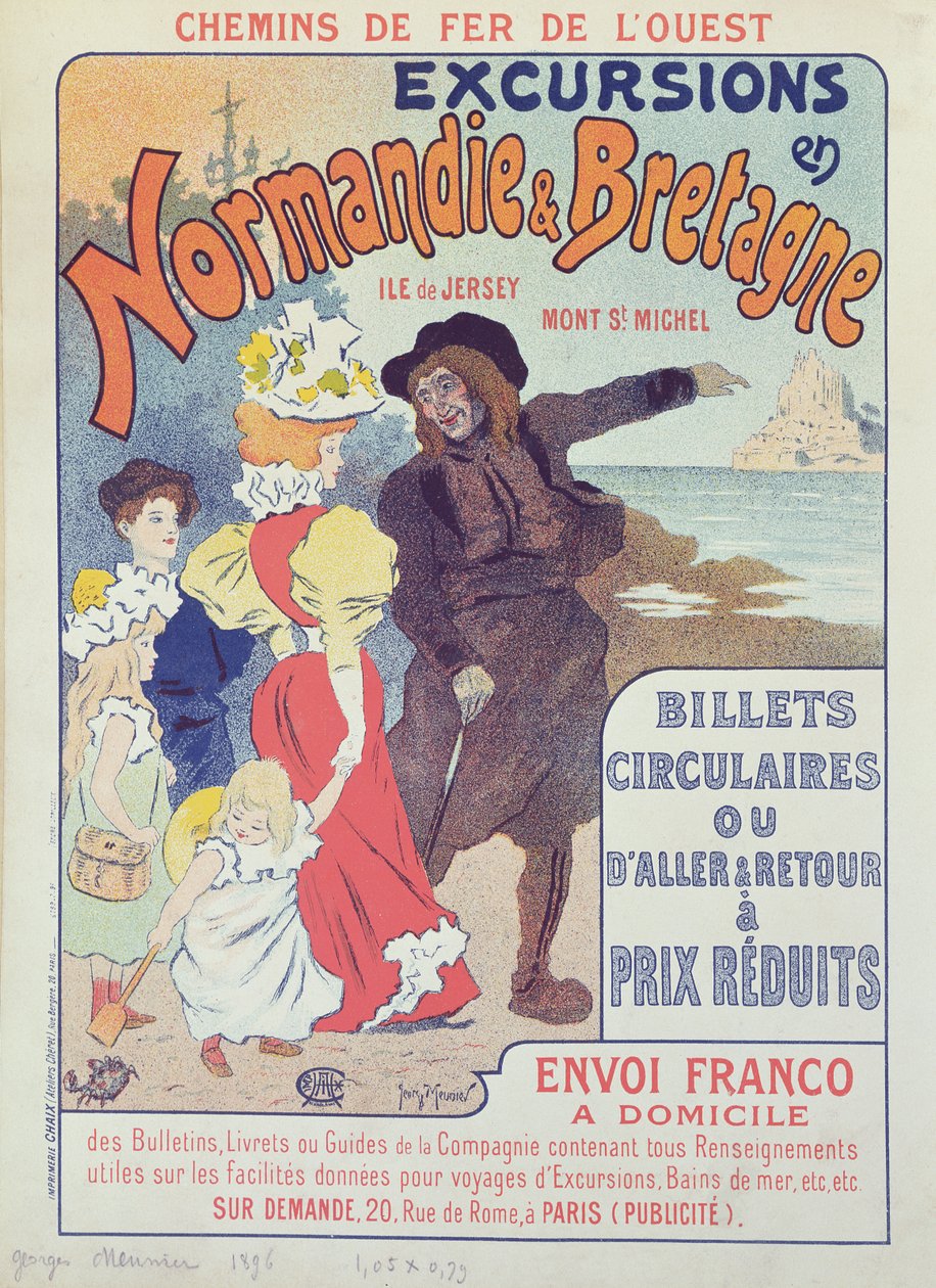 Plakat som reklamerer for Chemin de Fer de l