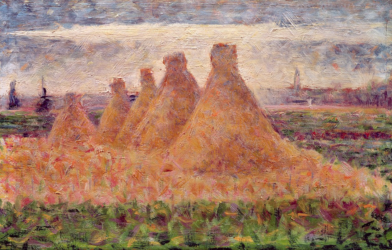 Halmstabler av Georges Seurat