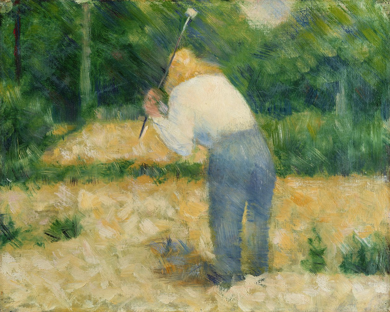 Steinbryteren, ca. 1882 av Georges Seurat