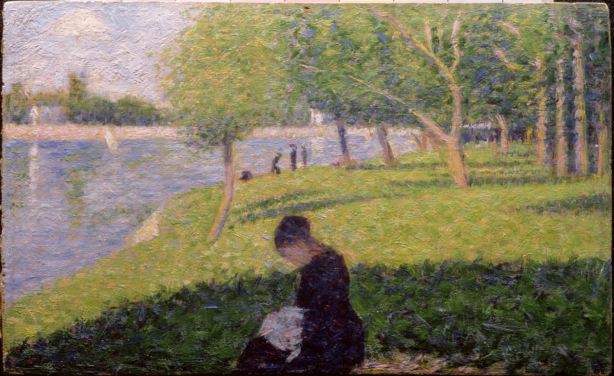 Syersken, eller søndag på Grande Jatte, studerer for 