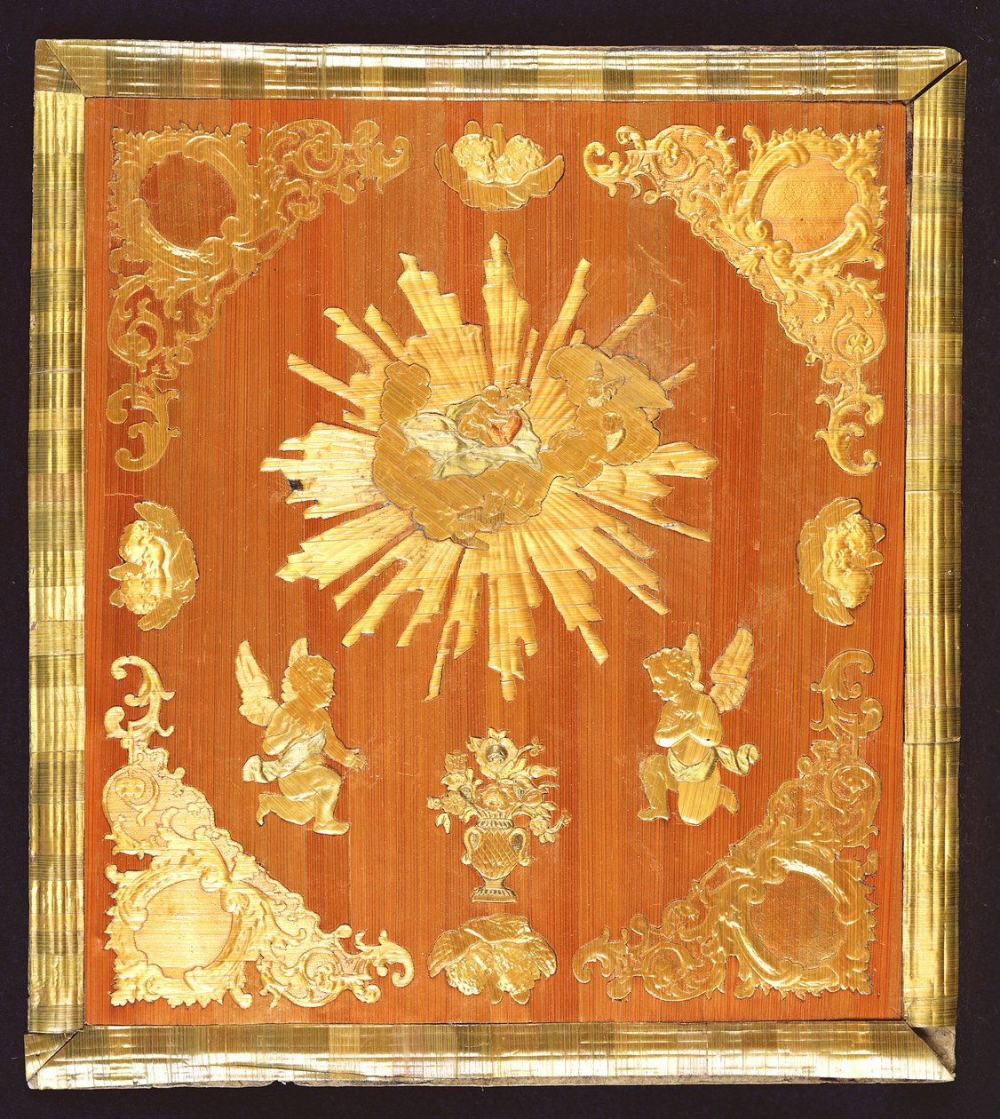 The Virgin and Child in Glory (halm lagt om bord) av Georges Rolland Morel