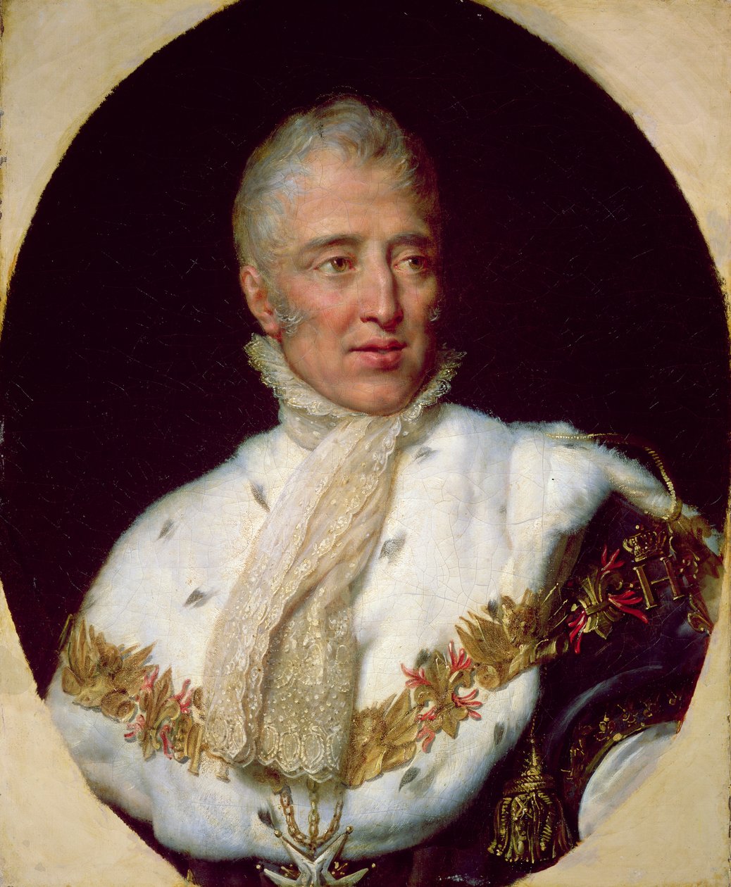 Portrett av Charles X (1757-1836) konge av Frankrike av Georges Rouget