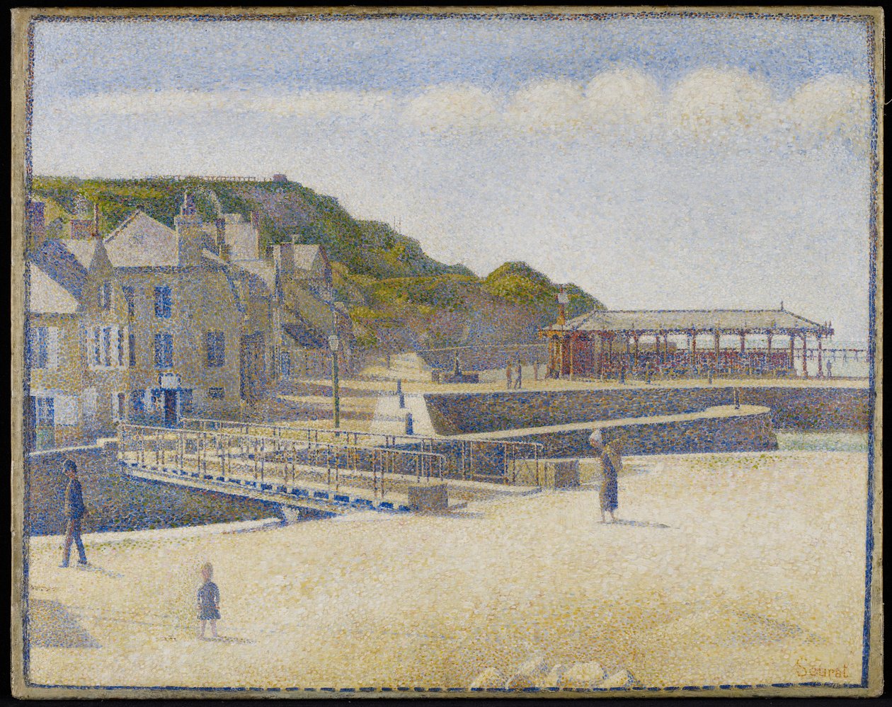 Port-en-Bessin, 1888 av Georges Seurat