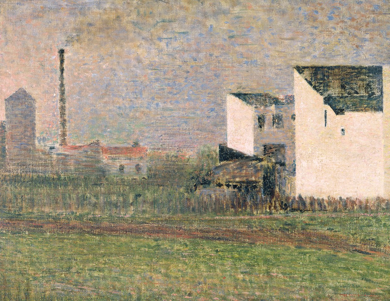 Forstad, ca. 1882 av Georges Seurat
