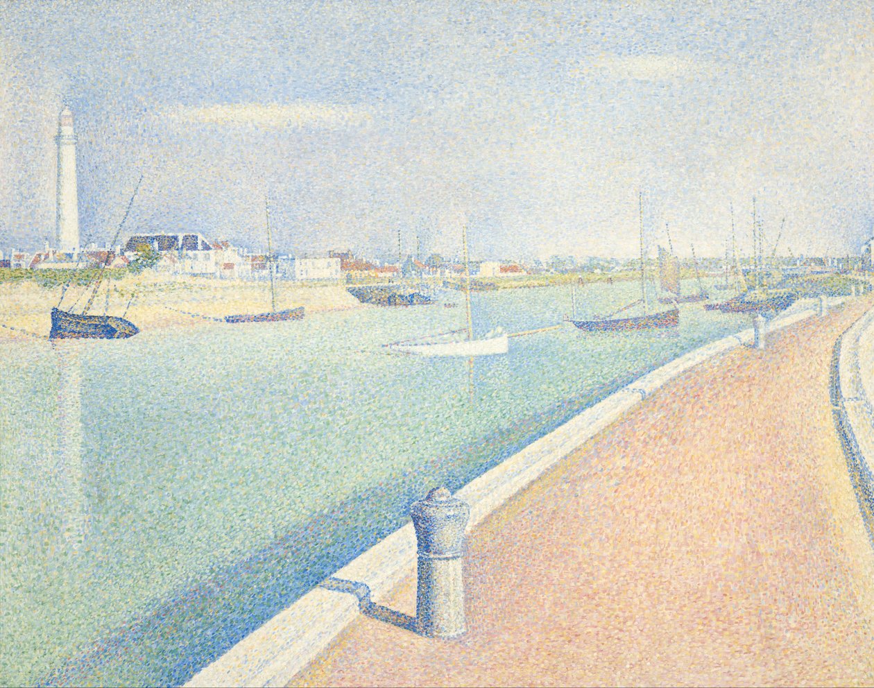 The Channel of Gravelines, Petit Fort Philippe av Georges Seurat
