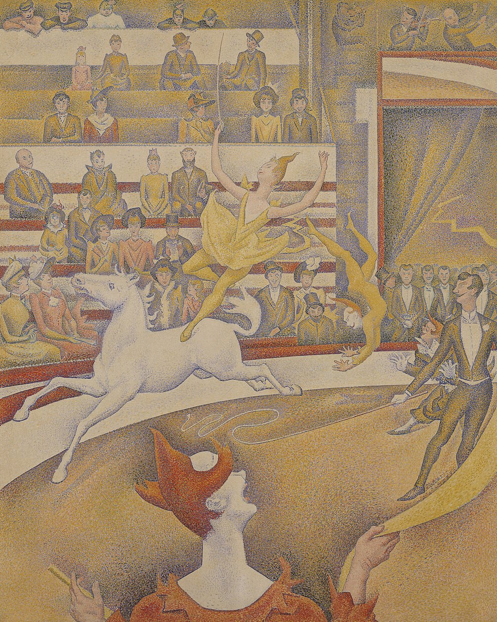 Sirkuset, 1891 av Georges Seurat