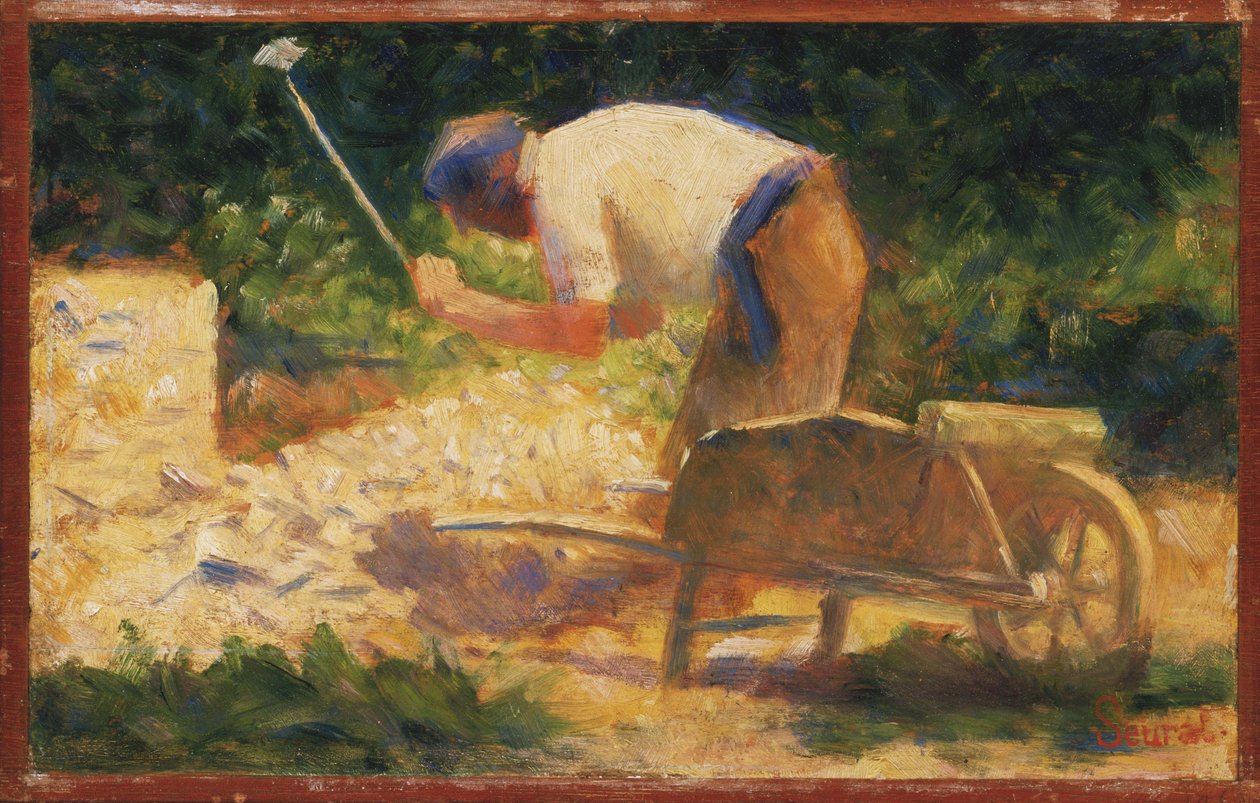 Stone Breaker av Georges Seurat