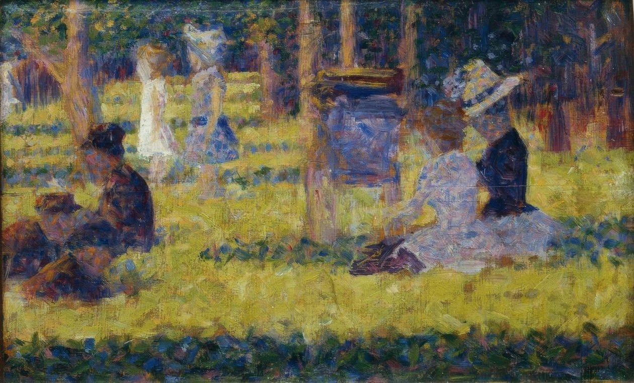 En søndag ettermiddag på La Grande Jatte av Georges Seurat