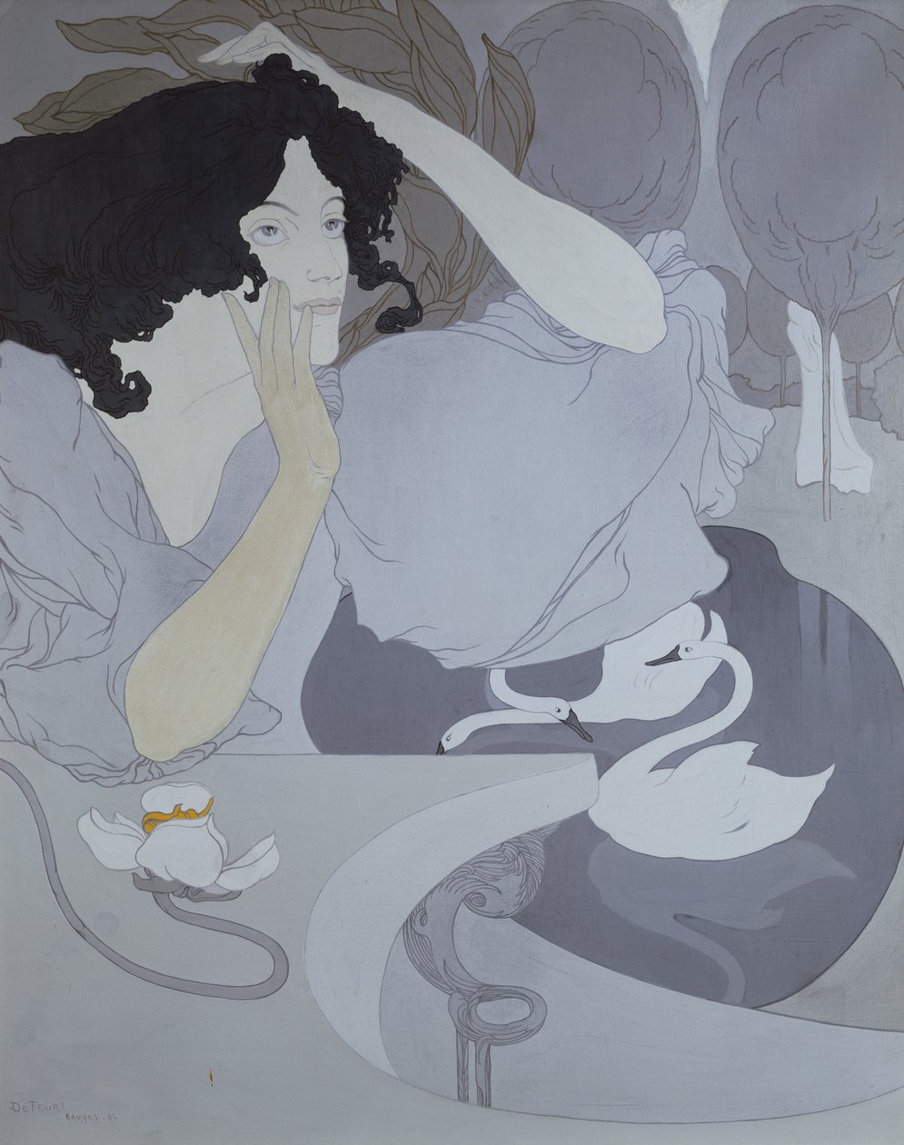 Ledas datter, 1896 av Georges de Feure