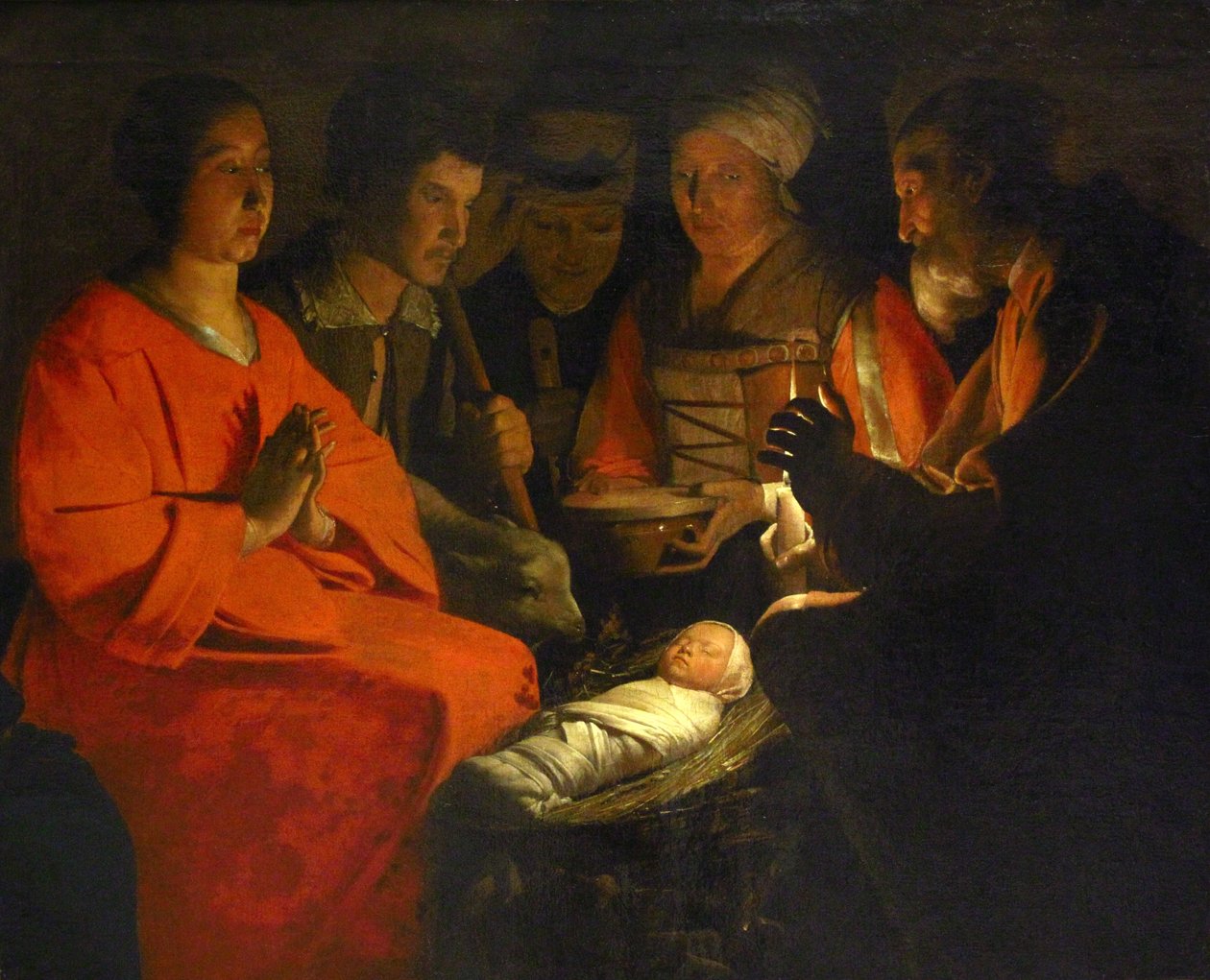 Tilbedelsen av hyrdene av Georges de La Tour