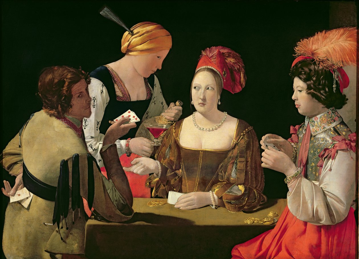 Juksen med diamantens ess, ca. 1635-40 av Georges de La Tour