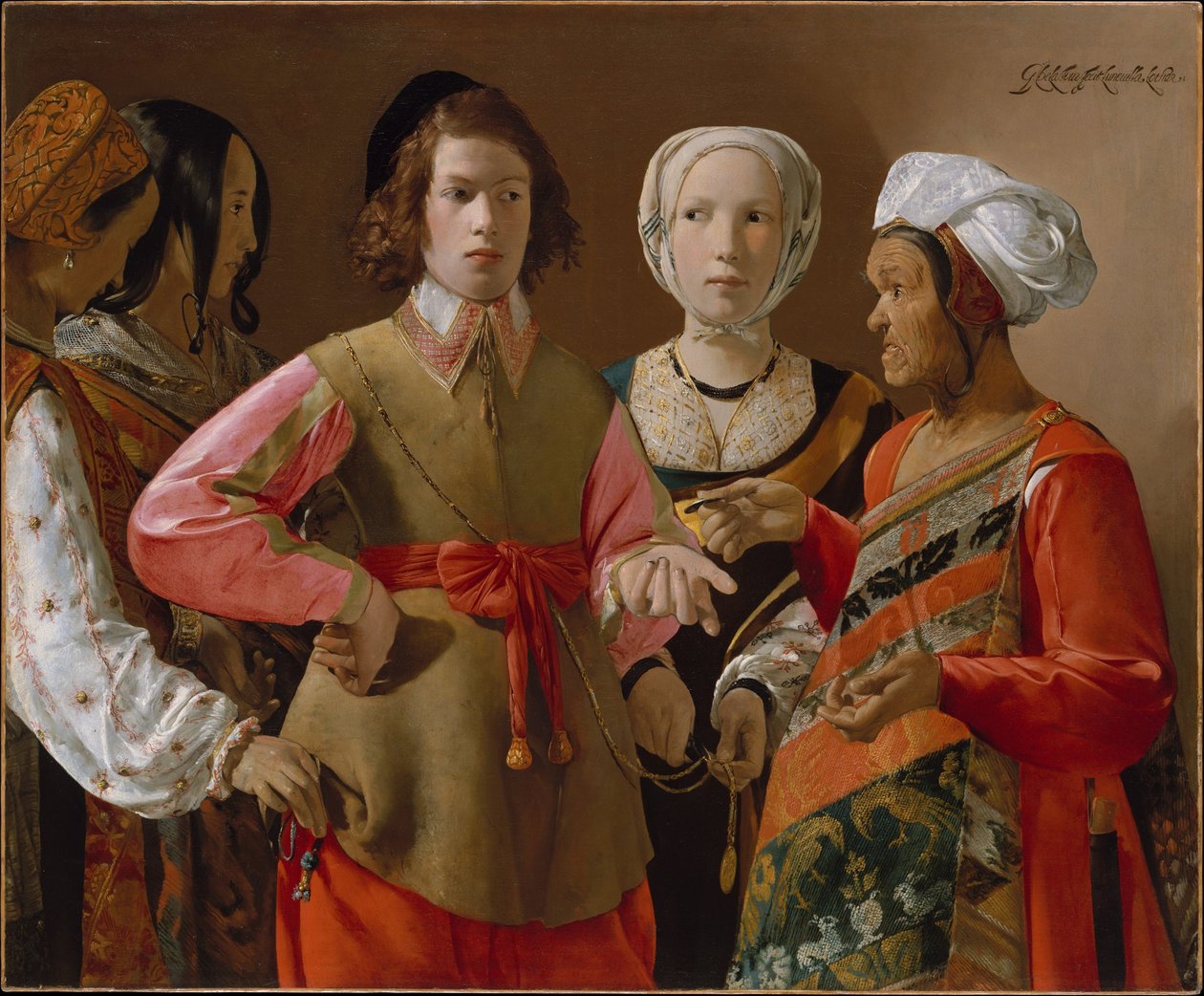 Spådame av Georges de La Tour