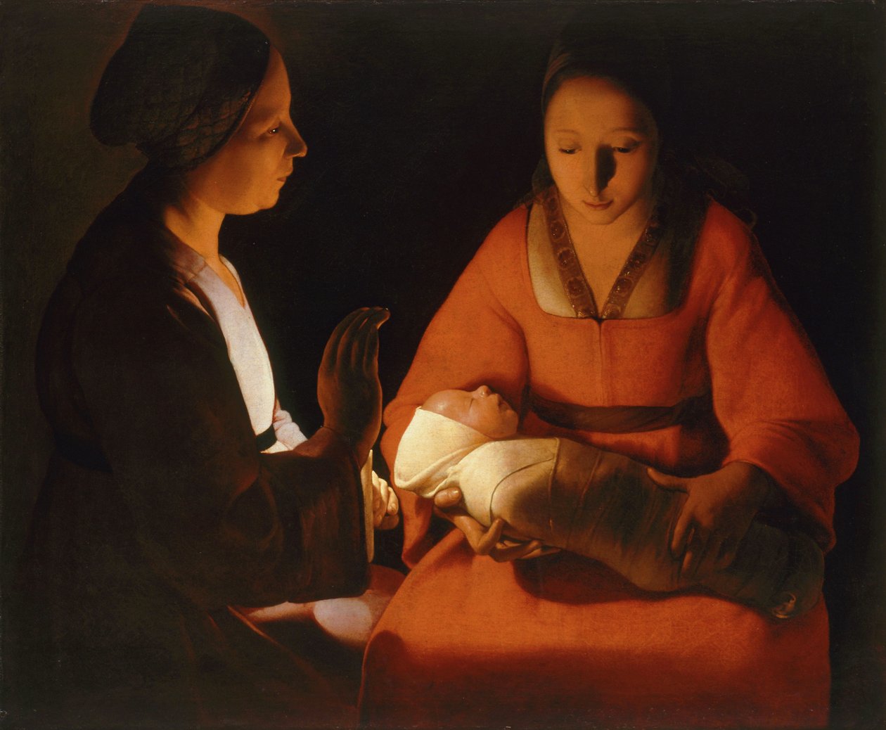 Den nyfødte av Georges de La Tour