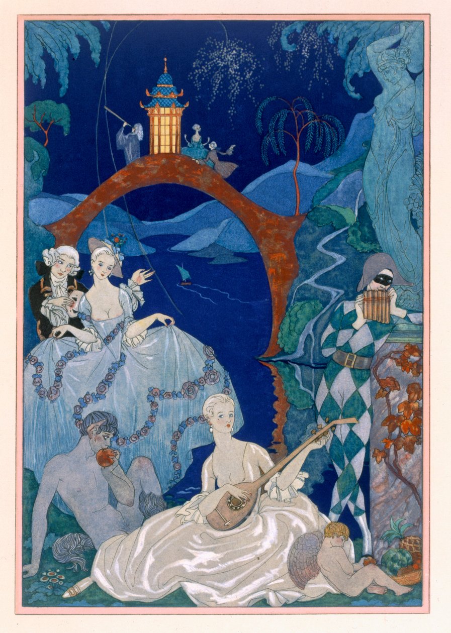 Ball Under the Blue Moon, illustrasjon for 