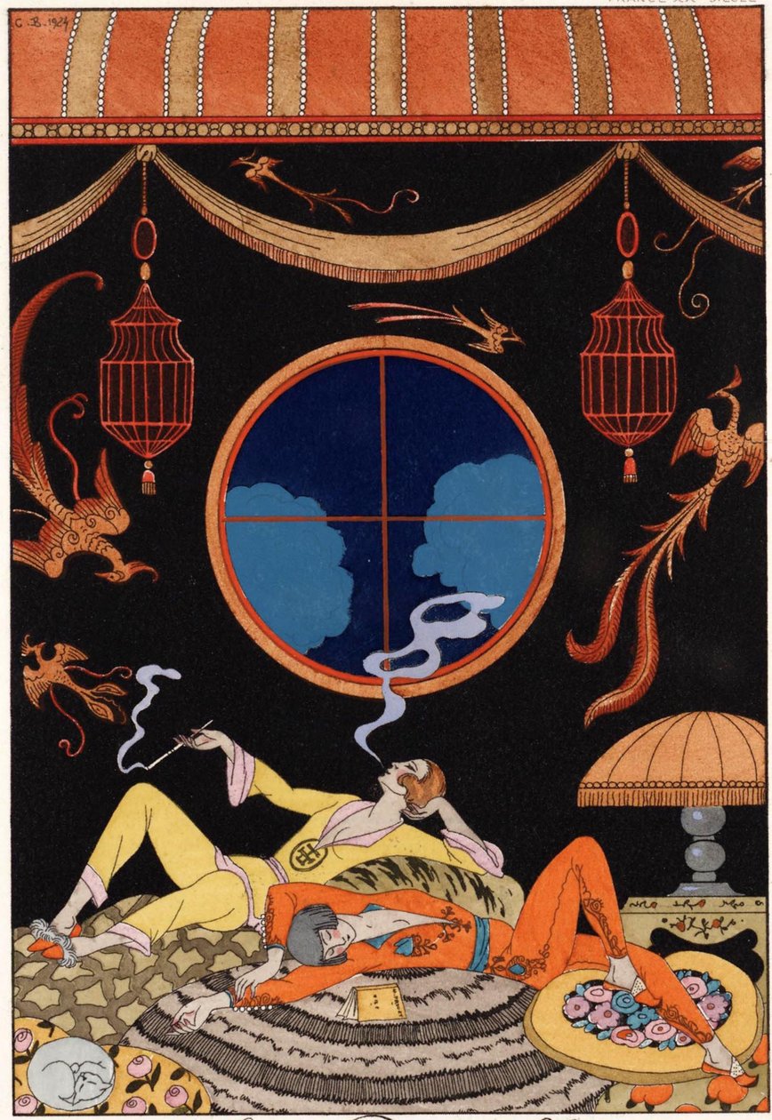 Sloth - Seven deadly sins-serien av Georges (after) Barbier
