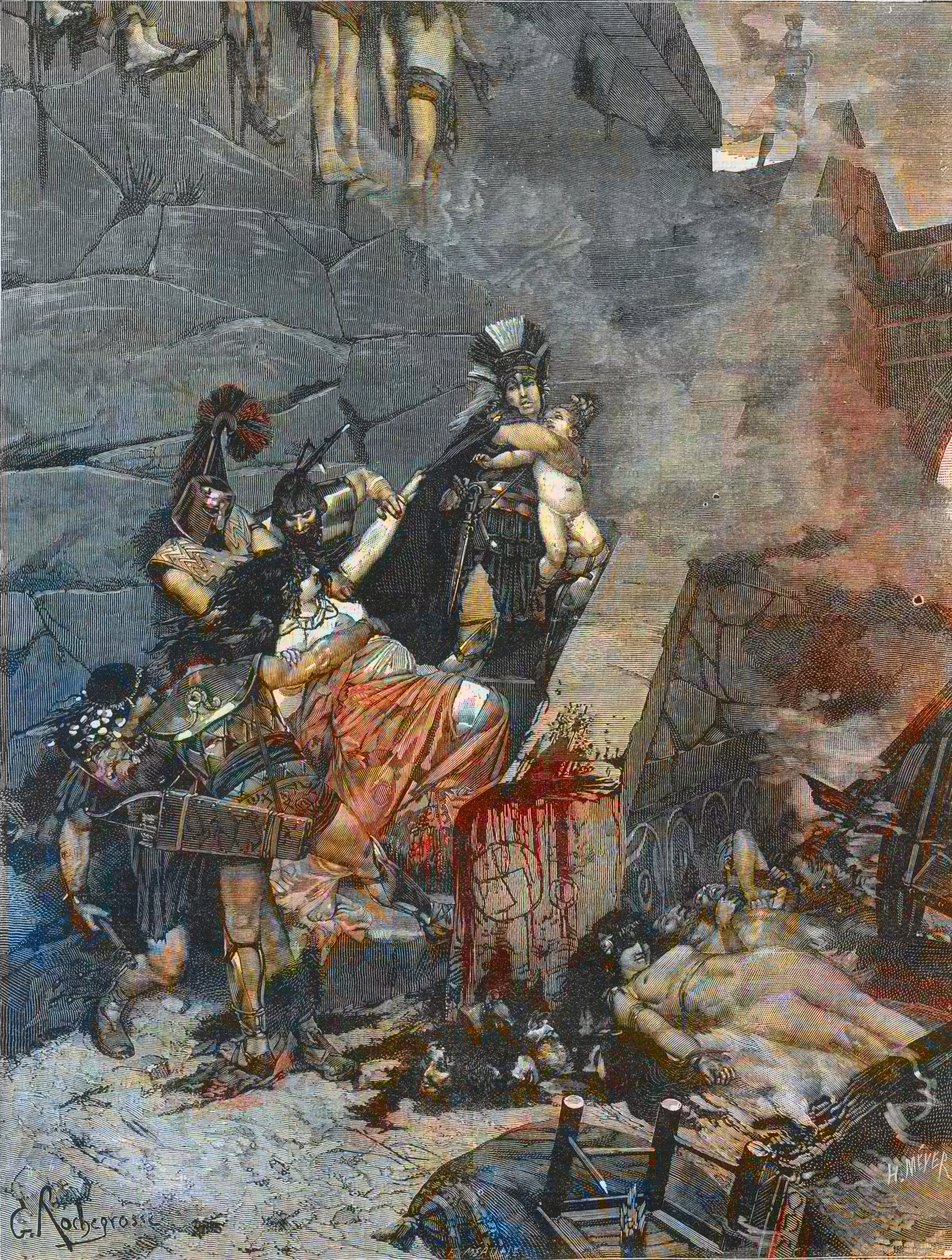 Andromache - Andromaque (Ulysses tears Astyanax from Andromaque