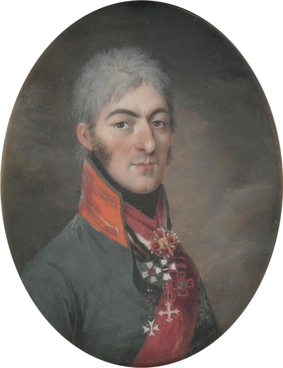Prins Simon Bagratovich av Bagrashani Imereti 1771-, 1806. av Georges Antoine Keman
