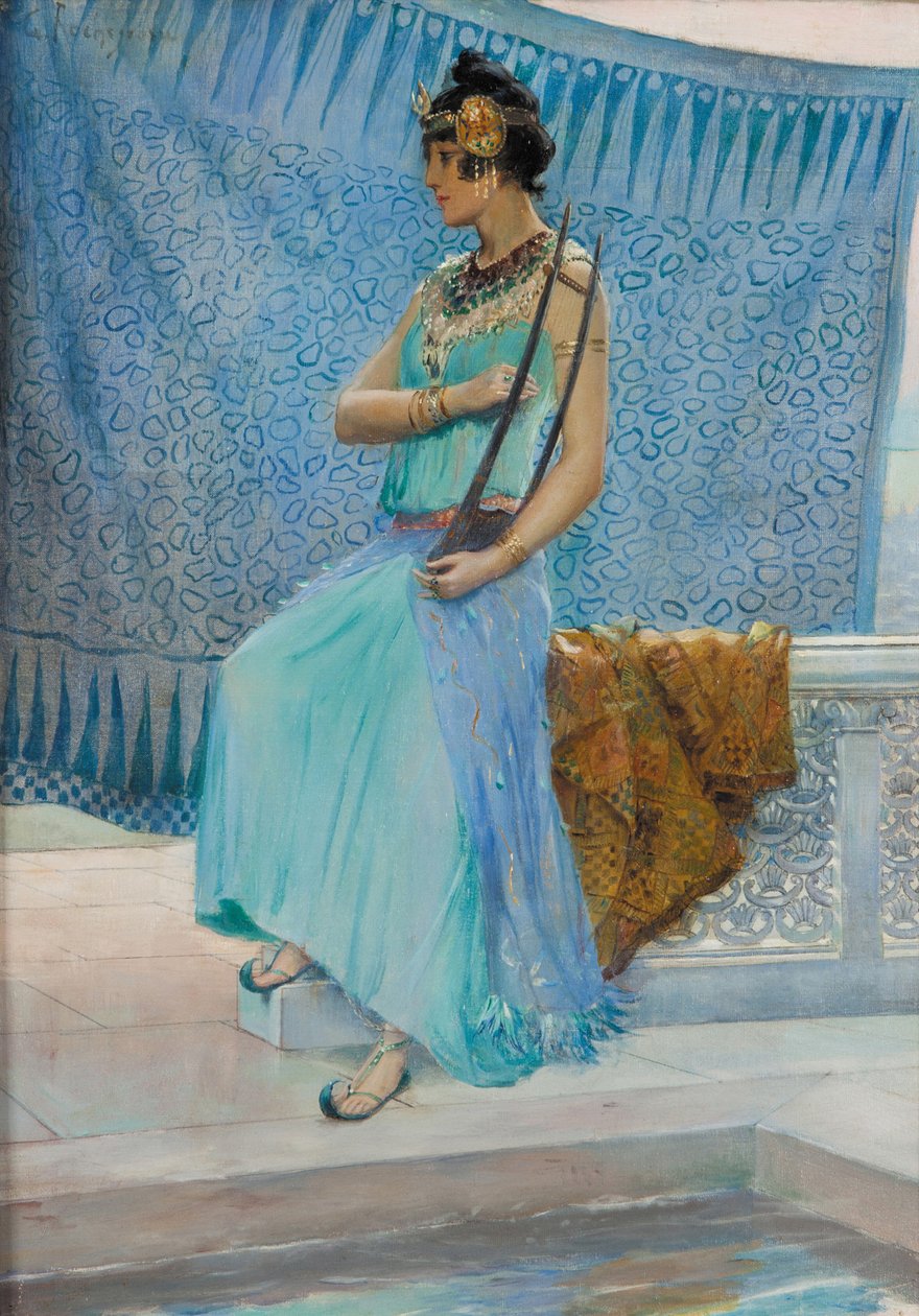Algerisk danser eller Salammbo, 1910. av Georges Antoine Rochegrosse