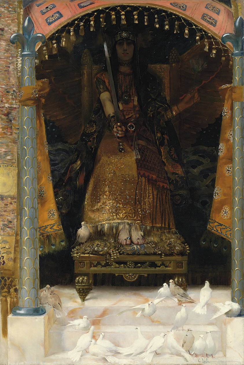 Krig og fred, 1886. av Georges Antoine Rochegrosse