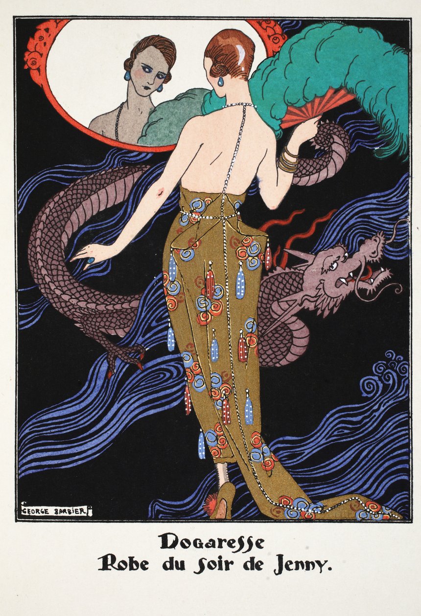 Dogaresse - Aftenkjole av Jenny av Georges Barbier