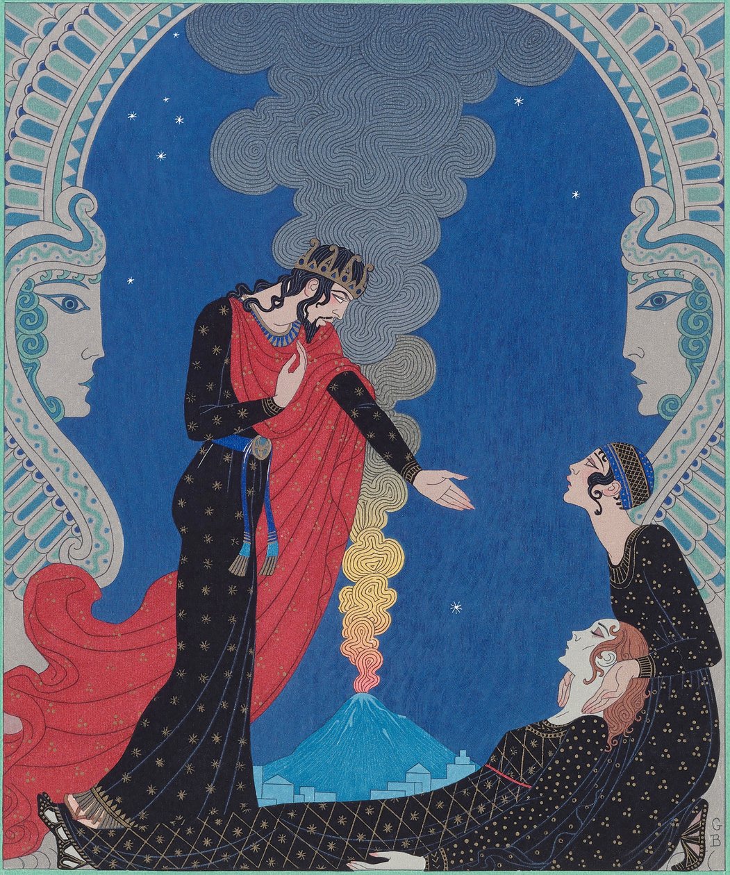 Empedokles, antatt Gud. Empedokles, antatt Gud av Georges Barbier