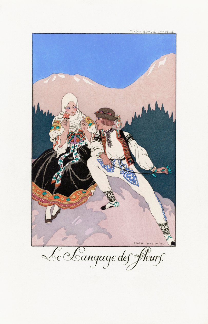 George Barbier illustrasjon. av Georges Barbier
