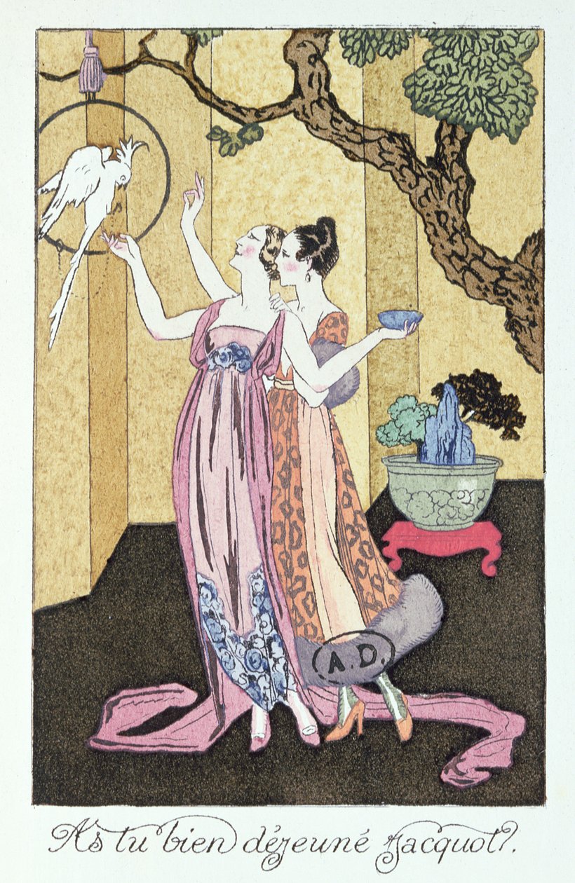 "Har du spist en god middag, Jacquot?" av Georges Barbier