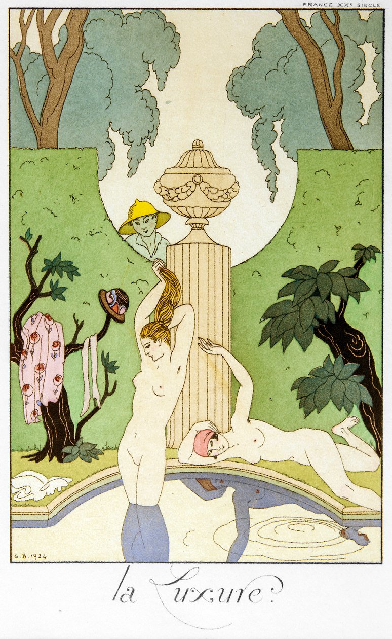 Kjærlighet til luksus av Georges Barbier