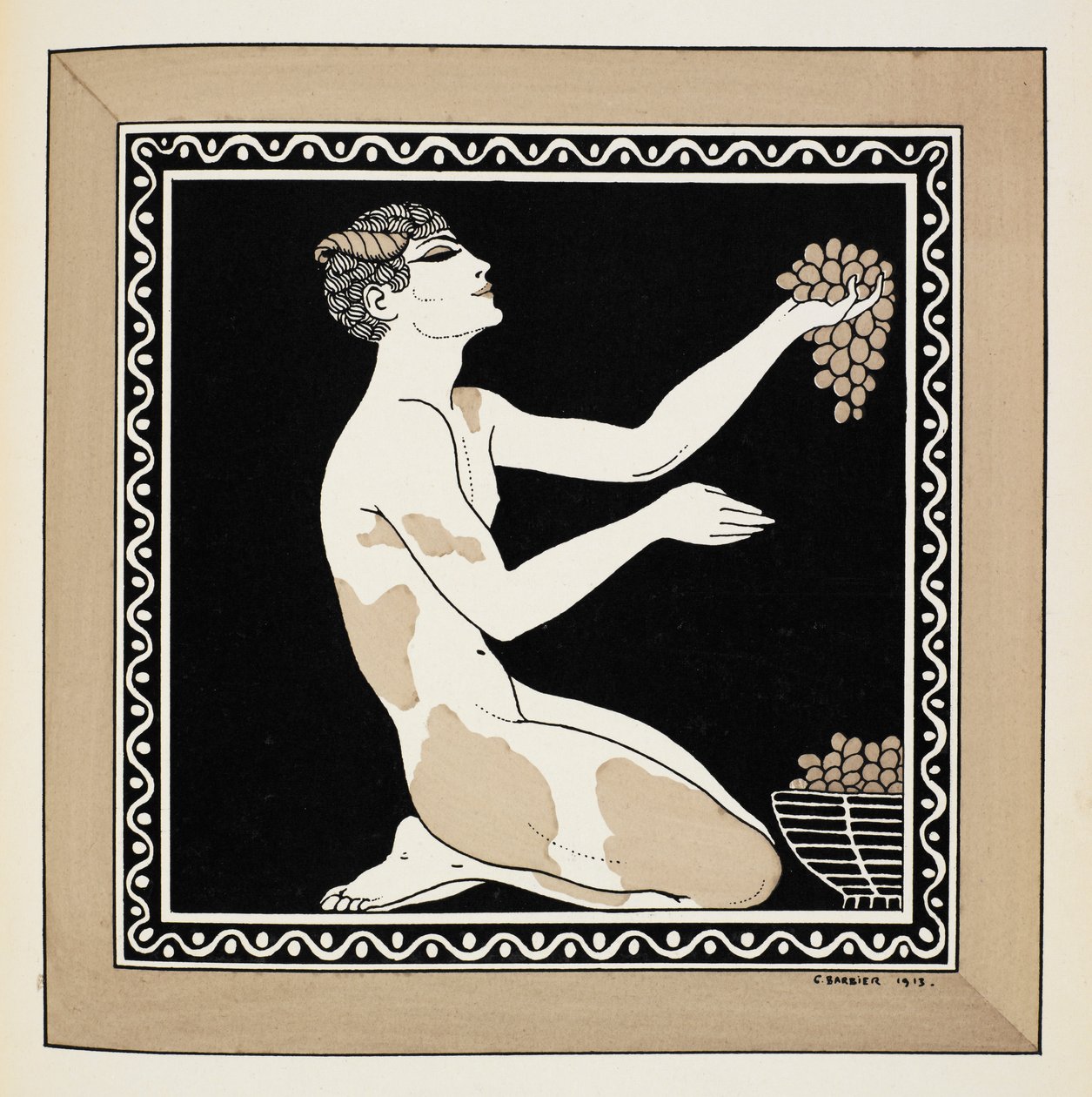 Nijinsky som faun i balletten L