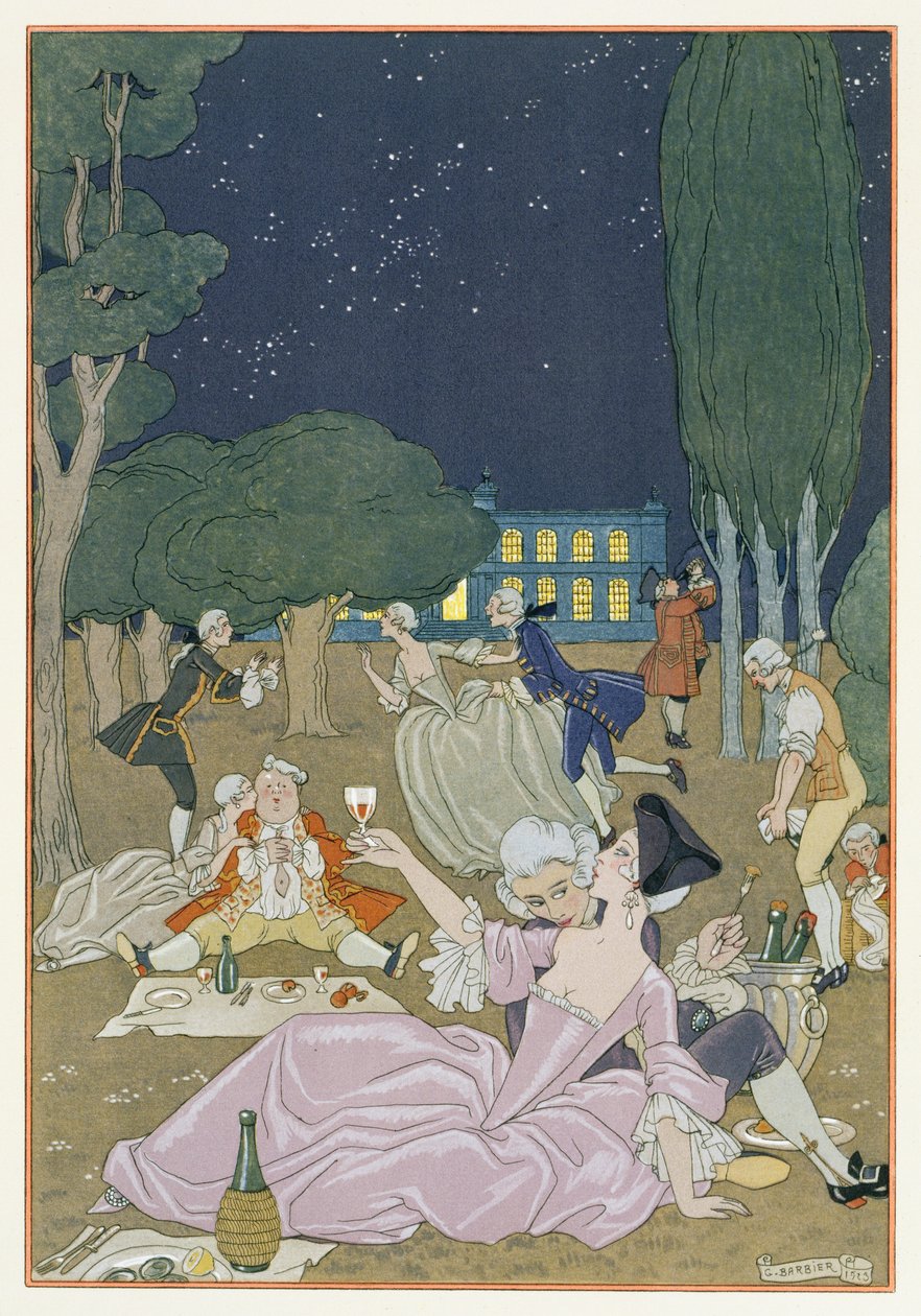 On the Lawn, illustrasjon for 