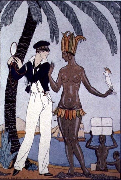 Den vakre innfødte av Georges Barbier