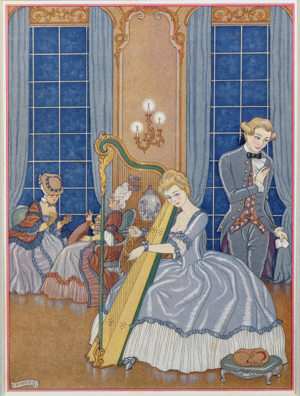 Valmont Seducing his Victim, illustrasjon fra 