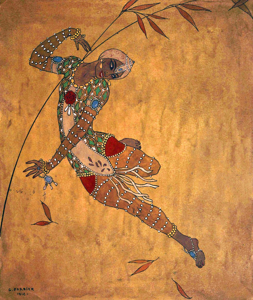 Vaslav Nijinsky (1889-1950) av Georges Barbier