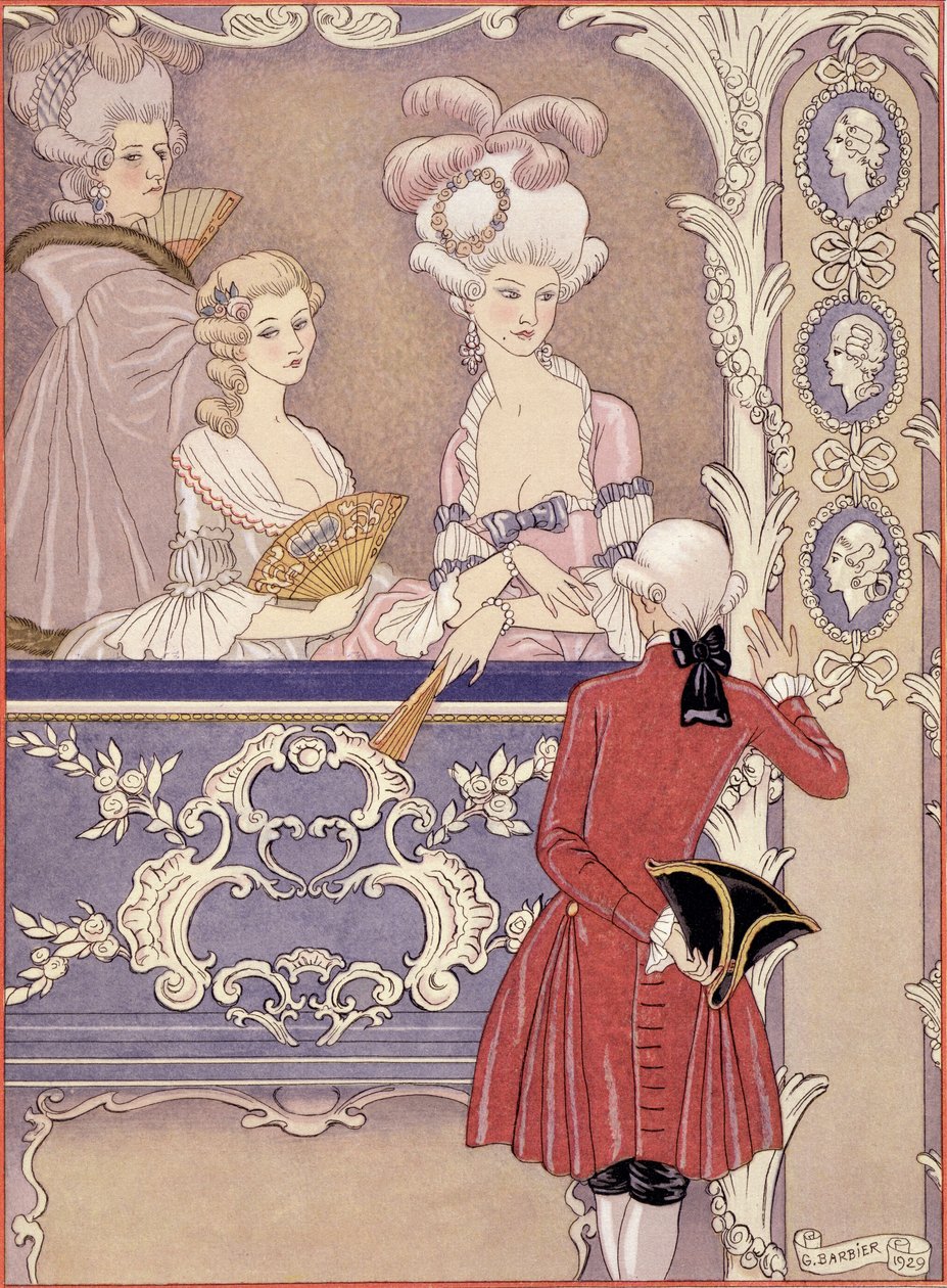 Women in a Theatre Box, illustrasjon fra 