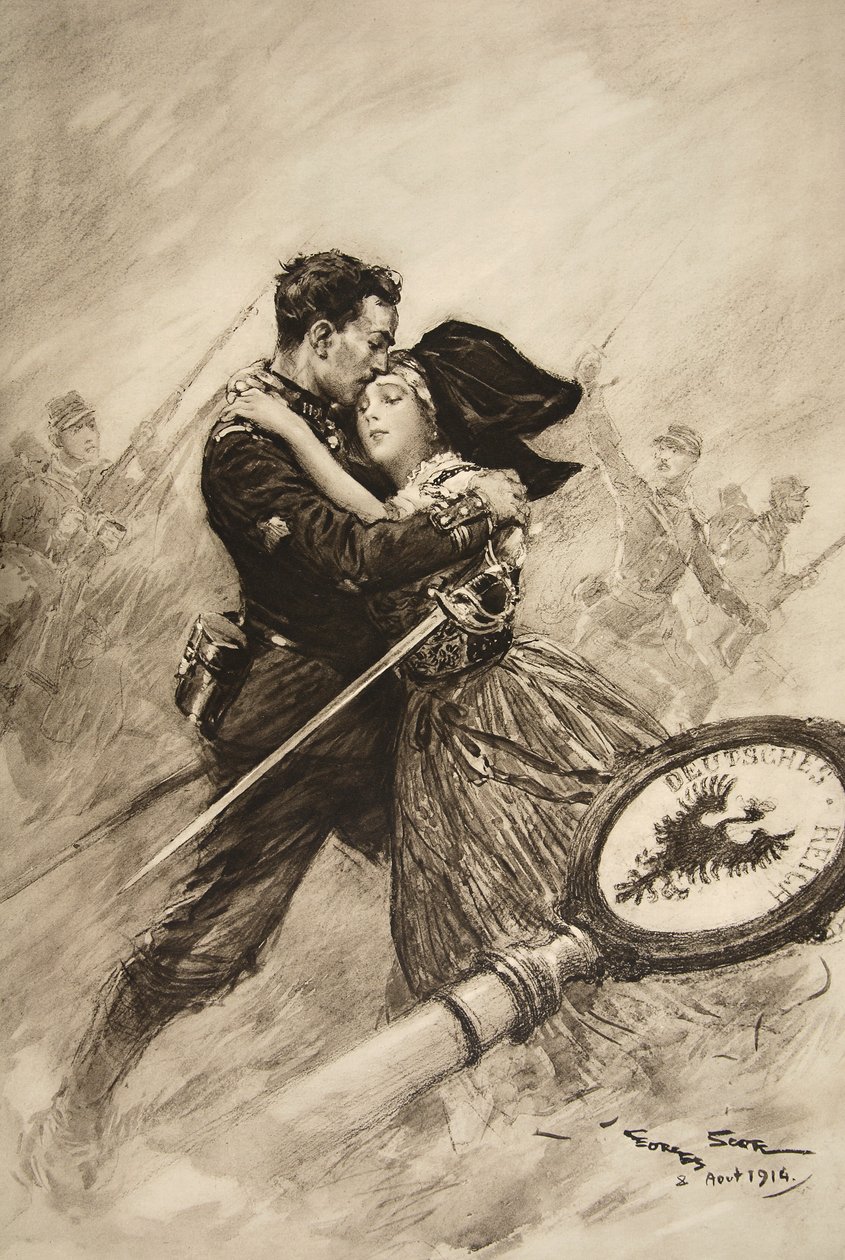 For kjærlighet og land, 1914 av Georges Bertin Scott