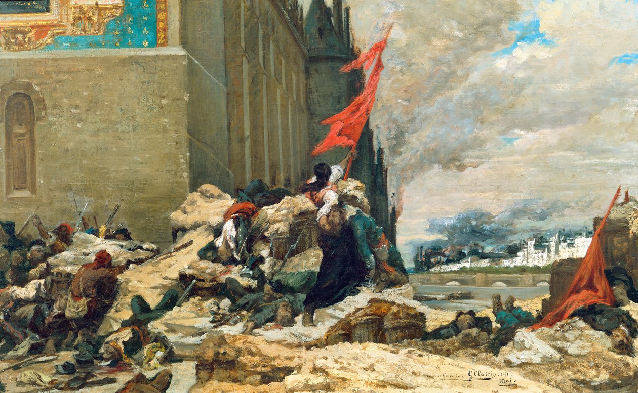 Brenning av Tuileriene av Georges Clairin