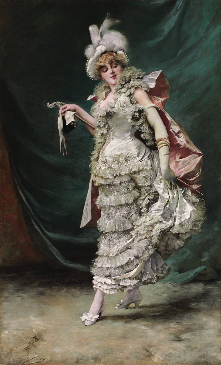 Kledd for ball av Georges Clairin