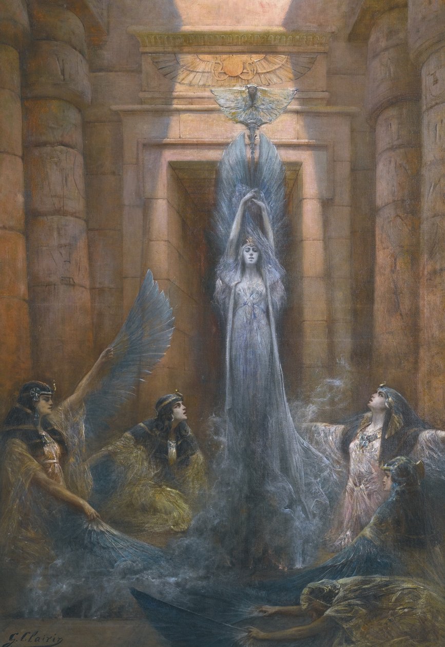 Gudinnen Neith av Georges Clairin