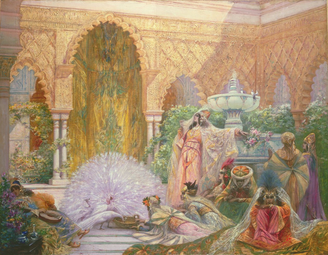 Påfuglhagen av Georges Clairin