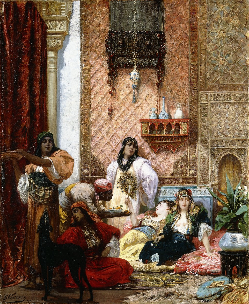 Sultanens favoritter, 1875 av Georges Clairin