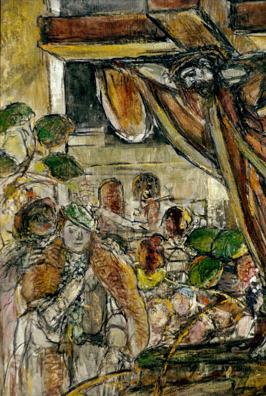 Detalj av Kristus på veien til Golgata av Georges Desvallieres
