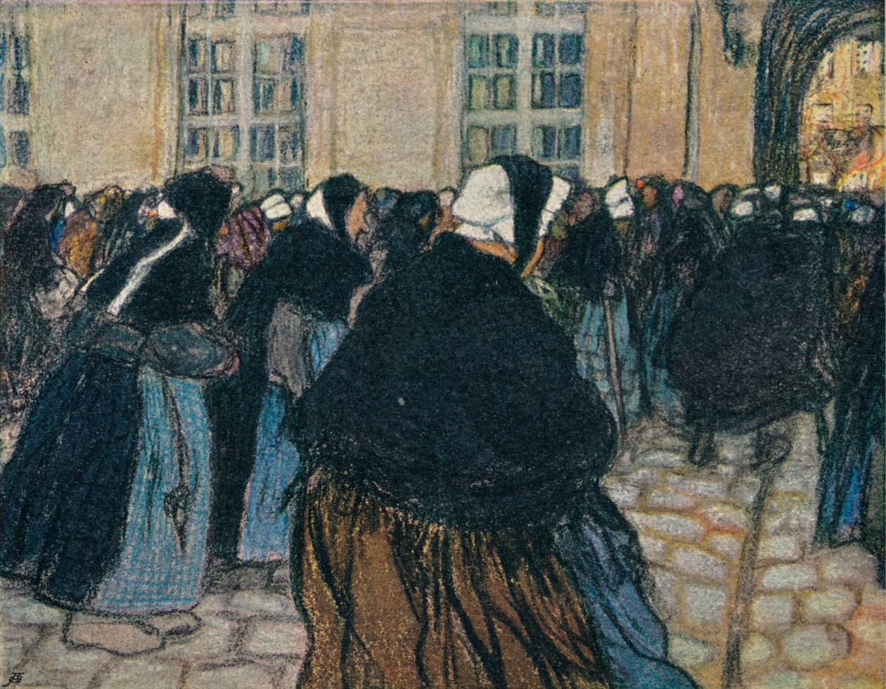 Return to the Hospice De La Salpetriere, c1911 av Georges Dupuis